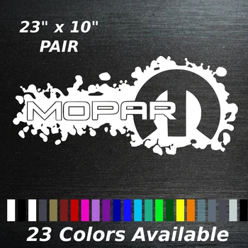 

For (2Pcs)pair of mopar decals stickers splash truck bedsides dodge ram Chrysler american