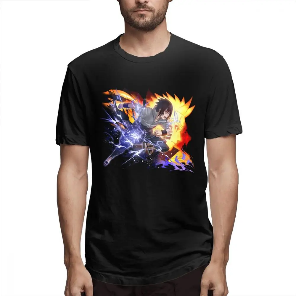 

2019 Men's Short Sleeve T-shirt 3D Print t shirt Cards From Naruto Cotton Funny T-shirt homme Top Tees