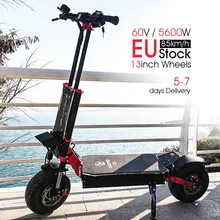 EU Lager OBARTER X5 13 zoll räder Elektrische Roller mit 60V 5600w leistungsstarke fett reifen e roller für erwachsene