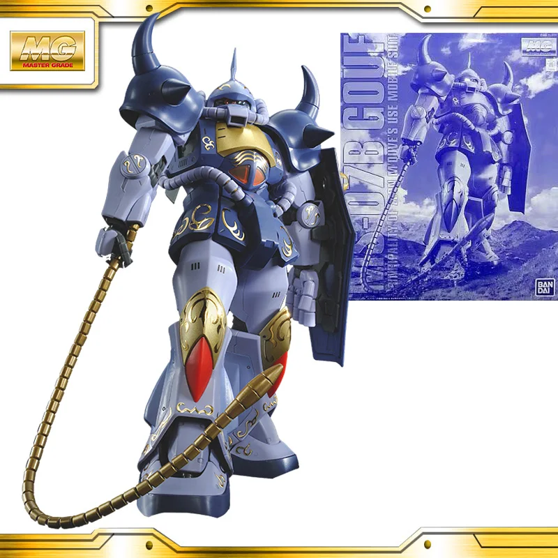

Original BANDAI GUNDAM MG 1/100 MQUVE MS-07B GOUF Gundam model kids assembled Robot Anime action figure toys