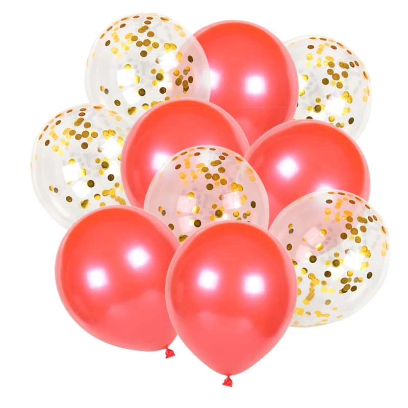10 шт. 12 дюймов зеленый золотой прозрачный латексный шар Цветные конфетти блестки надувные воздушные шары для свадьбы и дня рождения Декорации для вечеринки - Цвет: style 20