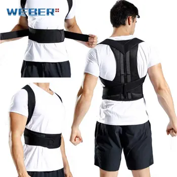 

Posture Corrector Back Support Unisex Stop Slouching Adjustable Belt Support Invisible Upper Clavicle Straightener Back Trainer