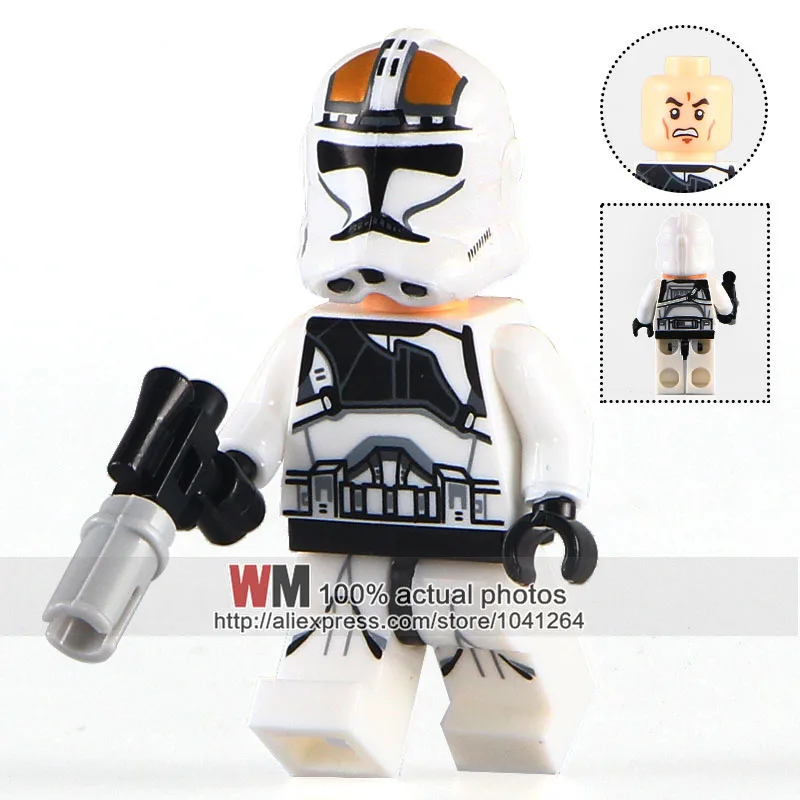 

WM Single Sale XH487 Clone Trooper Cunner Building Blocks Set Model Toy for Children