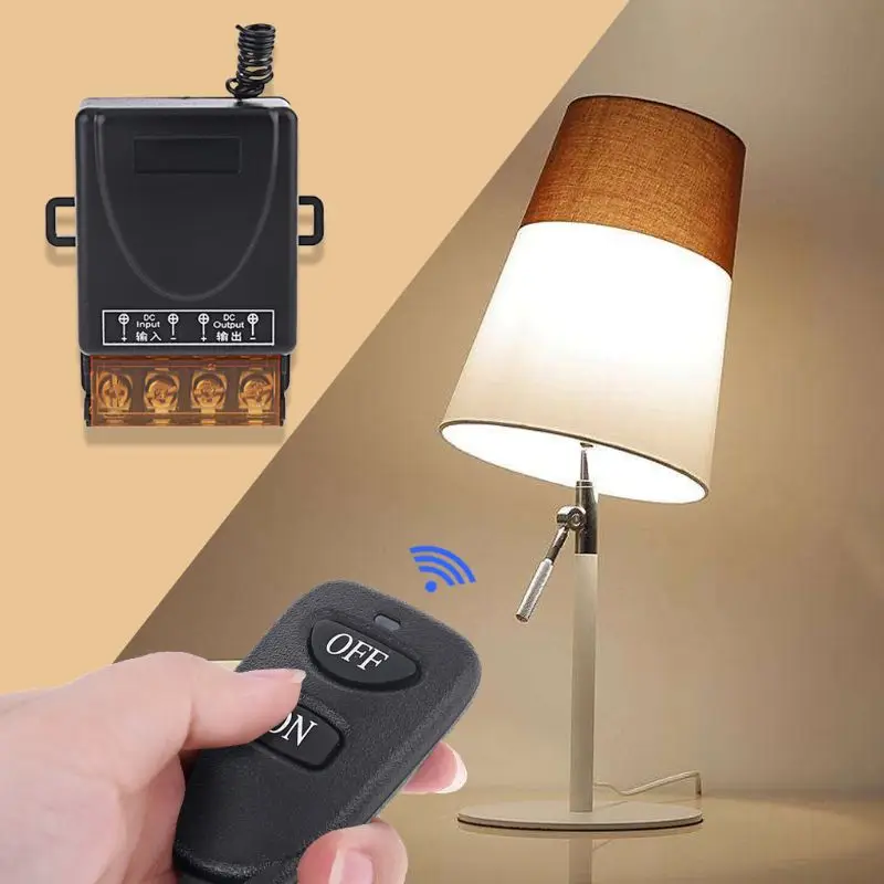 Universal 433mhz DC9V 12V 24V 36V 48V 85V 2CH RF Wireless Remote Control Relay Switch Receiver Transmitter
