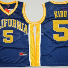 Новое поступление высокое качество California Jason Kidd#5 Футболка колледжа Ограниченная серия Спортивная футболка S-XXXL