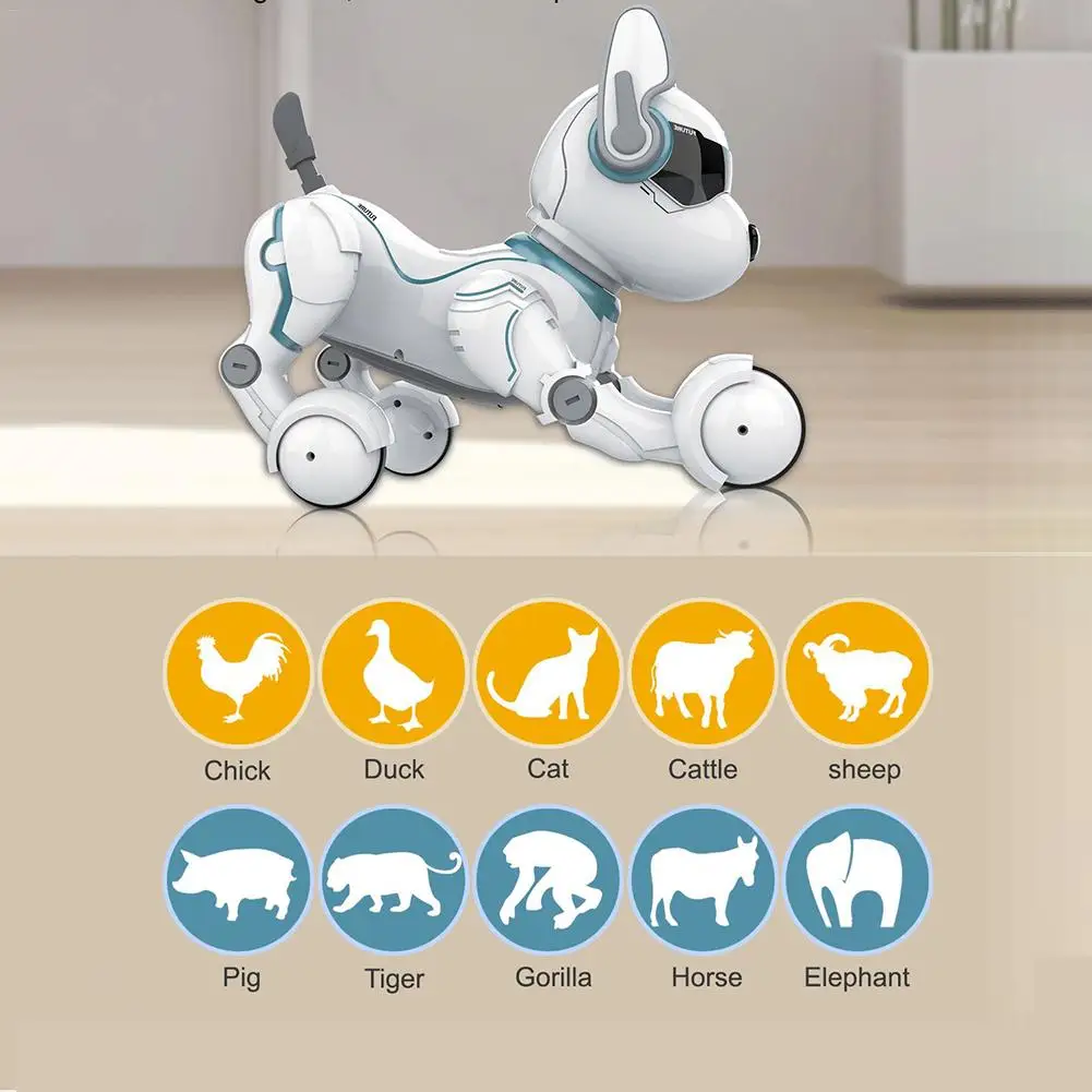 Электронный пульт дистанционного управления для собаки, умный трюк, робот, собака, интеллектуальное программирование, научное раннее образование, умный танцующий робот, игрушка для собаки