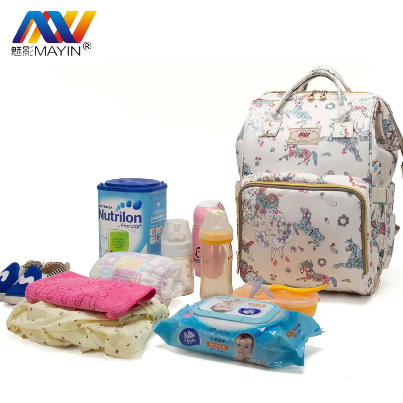  Mayin Diaper Bag Backpack For Baby Care Large Capacity Waterproof Baby Bags For Mom Backpack Matern