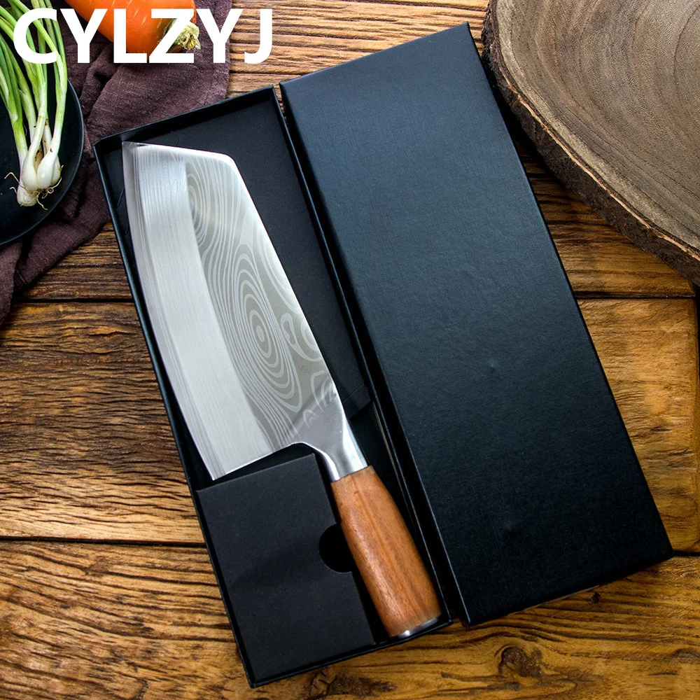 8inchStainlessSteelChefKnifeSetKitchenKnifeMeatChopping