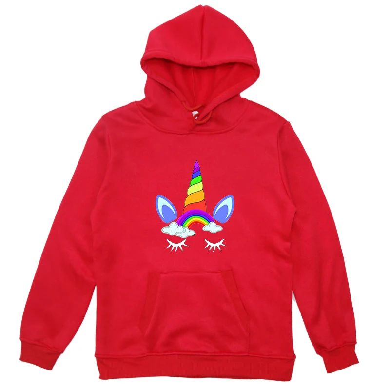 Hoodies 4 Стиль Единорог Одежда с рисунком Демисезонный, детские толстовки с капюшоном, толстовки с капюшоном для мальчиков и девочек, куртки для детей, Повседневное свитшот, пальто, пуловер - Цвет: Hoodies 4