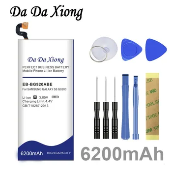 Batteria 6200mAh EB-BG920ABE Li-Ion Del Telefono Per Samsung Galaxy S6 G9200 G920f G920i G920A G920S G920L G920K G925S