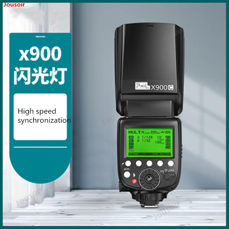 X900 flash SLR camera photography 2.4G wireless lithium battery synchronous high-speed TTL external external lighting CD50 T03