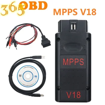 

5Pcs MPPS V18 Better Than MPPS V16/V13 Version V18.12.3.8 MAIN+TRICORE+MULTIBOOT With Breakout Tricore Cable Car Tool