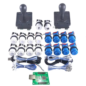 

Zero Delay Arcade Game DIY Parts 2P USB PC to Interface Spain Joystick American button