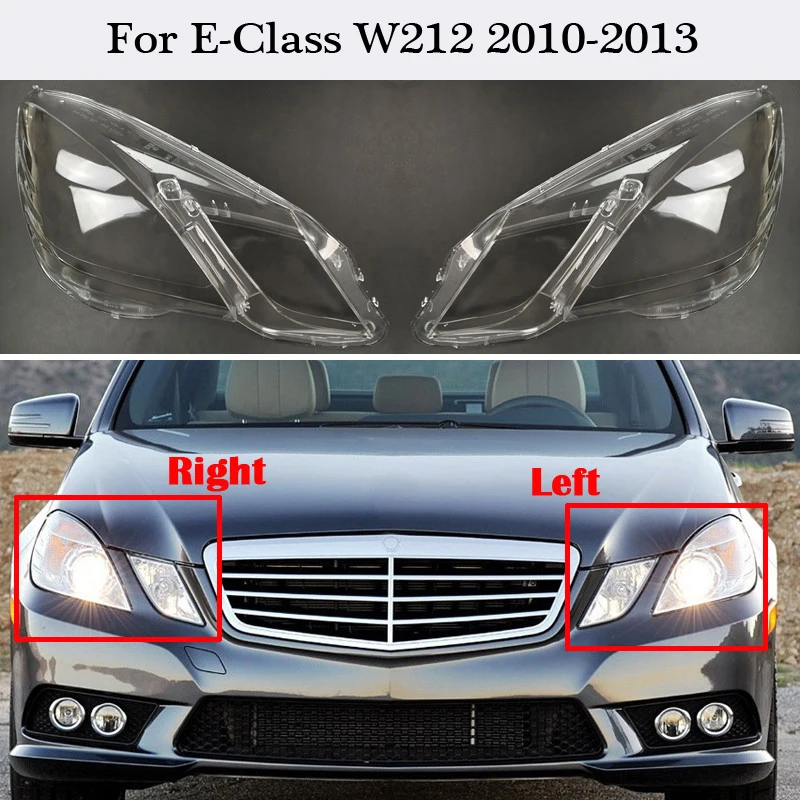 

Автомобильные фары объектив для Mercedes-Benz W212 E200 E260 E300 E350 2009 2010 2011 2012 фары автомобиля объектив Авто чехол