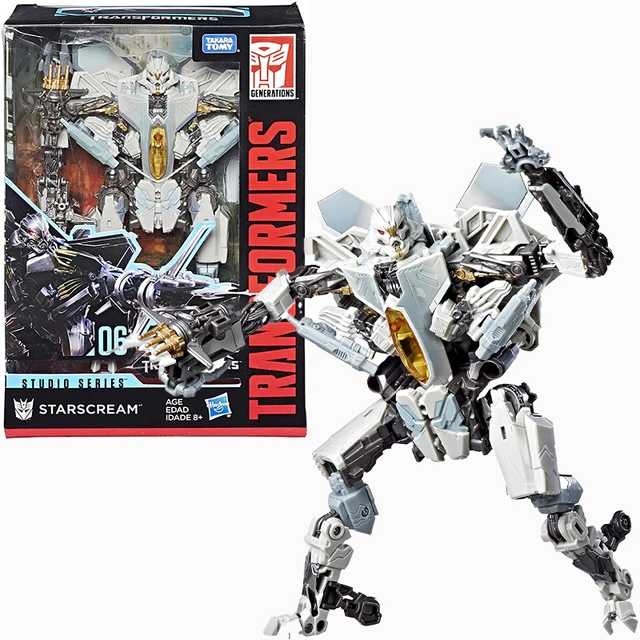 Hasbro Original Transformers Studio Series 06 Voyager Class Movie 1 Starscream Action Figure Model Toy for children 1
