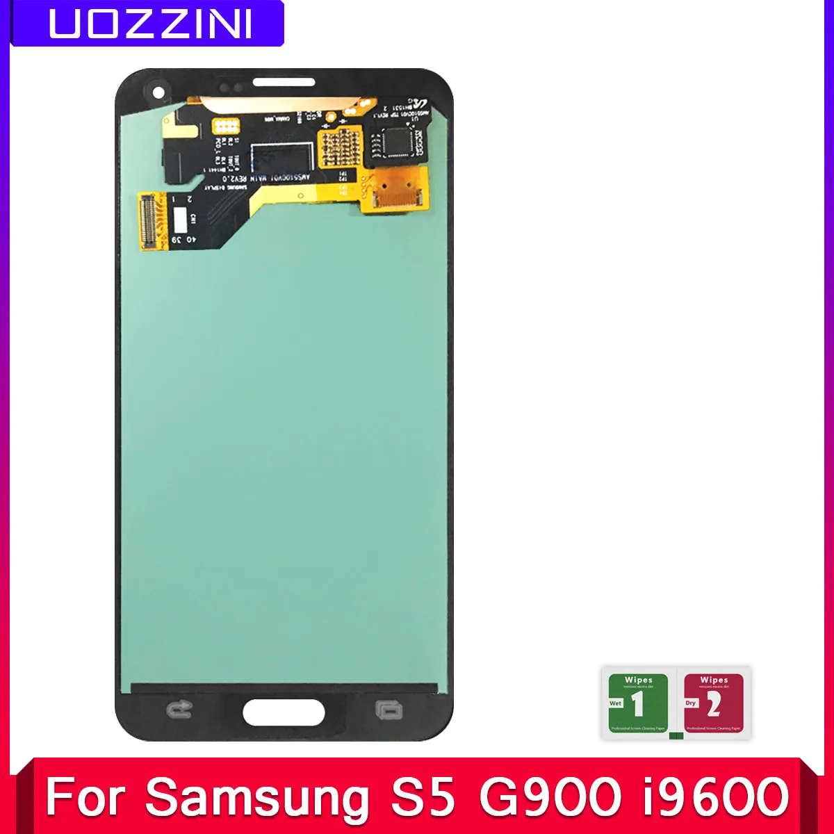 2 шт. Super Amoled для samsung Galaxy S5 SM-G900 G900 i9600 G900R G900F ЖК-дисплей сенсорный экран в сборе |