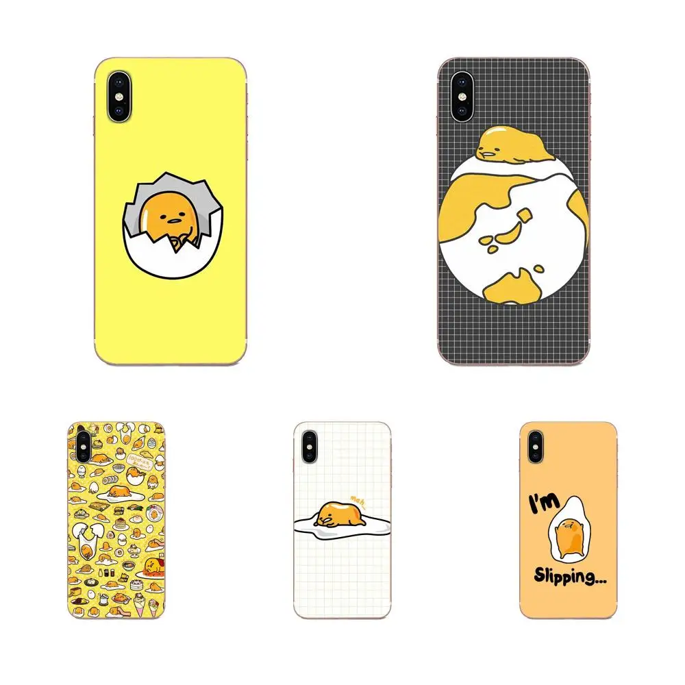Милый мультфильм Gudetama ленивое яйцо для sony Xperia Z Z1 Z2 Z3 Z4 Z5 compact Mini M2 M4 M5 T3 E3 E5 XA XA1 XZ Premium