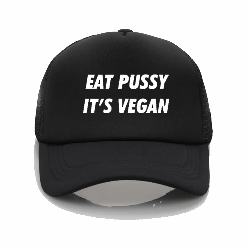Бейсболка Eat Pussy сетчатая Кепка eat pussy its с рисунком вегана Мужская бейсболка wo