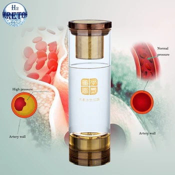 

MRETOH7.8Hz Hydrogen Rich Water Generator Machine Alkaline Electrolysis Glass Bottle/Cup Ionizer ORP Pure H2 Anti Aging Products