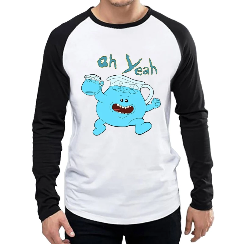 17 Футболка с длинным рукавом Pickle Rick Мужская футболка Rick And Morty новая футболка с аниме Rick летняя футболка Рик Морти крутые мужские футболки - Цвет: 17