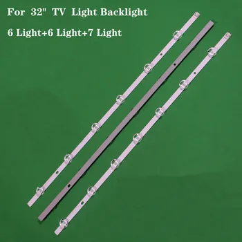

New 3pcs(2*A*6LEDs,1*B*7 LEDs) LED backlight strip Replacement for LG TV 32LN540 32LN550FD Innotek POLA2.0 32 inch A B type