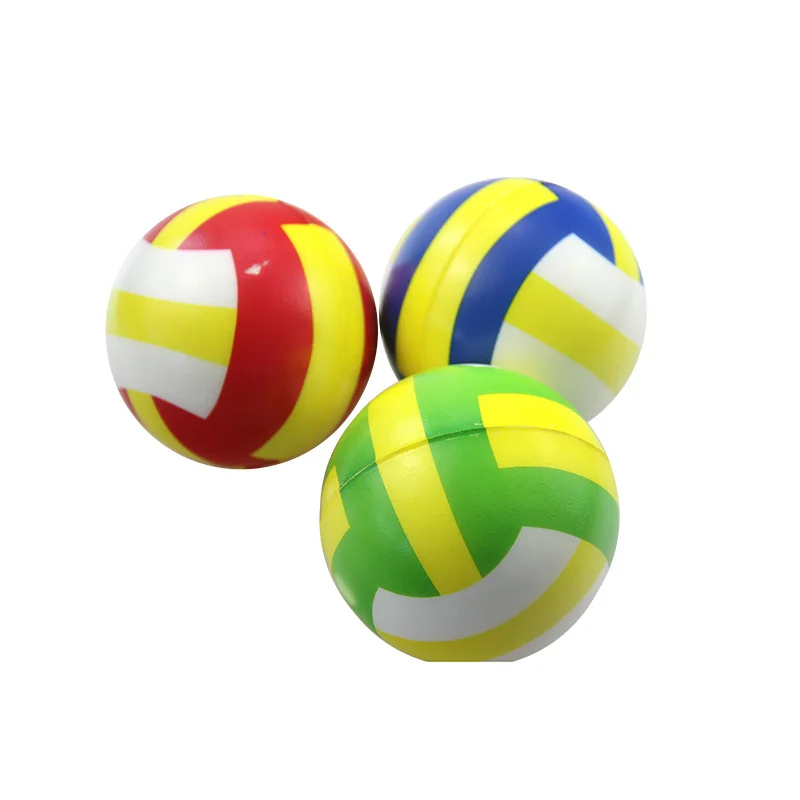 

Bojan Fast Resilient 6.3 Cm Volleyball PU Stress Ball Children'S Educational Sponge Toy Ball Office Decompression Toy