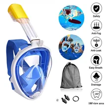 Underwater Scuba Mask Anti Fog Full Face Diving Mask Snorkeling Set Safe Waterproof Snorkel Swimming Masks For Child Adult