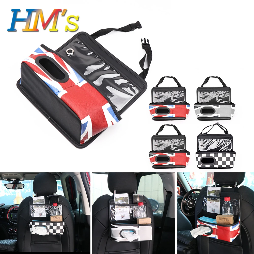 

Car Seat Back Bag for Mini Countryman R60 F60 for Mini Clubman F54 R55 Car Seat Storage Box for Mini Cooper R56 F56 F55 F57 R57