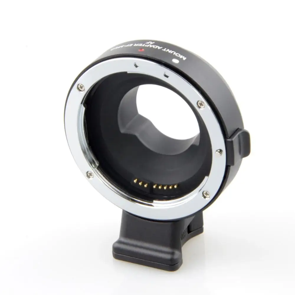 US $115.50 EFMFT Auto Focus AF EF Lens To Micro M 43 M43 Adapter Ring With Chip For Panasonic G1 G6 G3 GH1 GF1 GF3 EP1 EPL3 Camera
