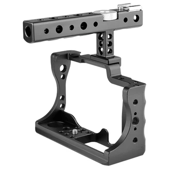 

YELANGU M50 Camera Cage Professional Aluminum Alloy Film Movie Making Video Stabilizer Rig for Canon EOS M50 with Top Handle