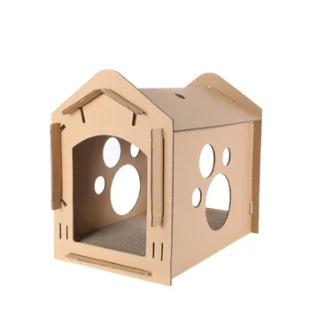 

Cat House Paper Material Assemble Cat Supplies Pet House&Bed camas para gatos Top Quality cats products for pets