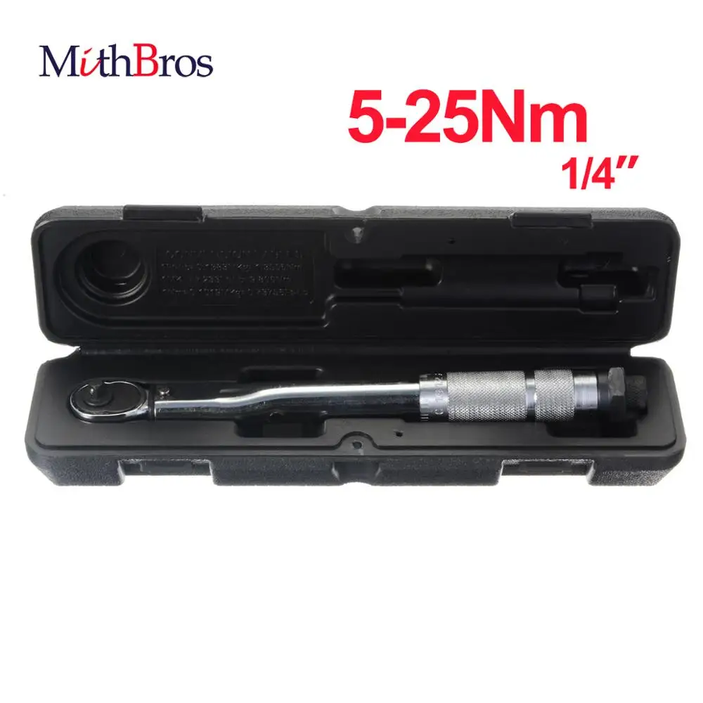 MithBros 1/4 дюйма 2 14Nm крутящий момент гаечный ключ инструмент Набор торцевых головок