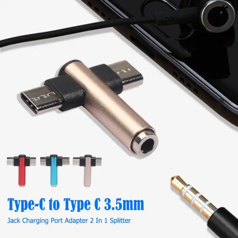Usb type-C до 3,5 мм разъем для наушников AUX аудио кабель адаптер зарядный конвертер Оснащен разъемом для зарядки шины type-C