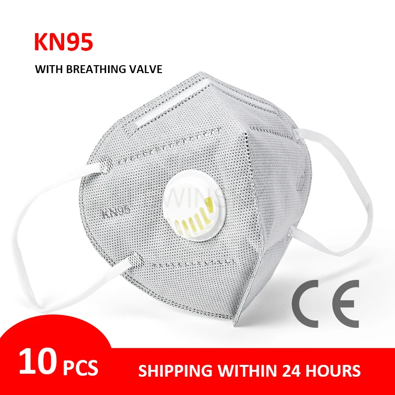 

Dropshipping Reusable N95 FFP2 Anti Dust Mask Kn95 Facial Masks Respirator Masks KN95 Protective face mouth masks mascarillas
