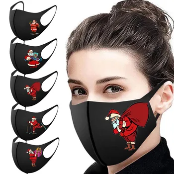 

5PCS Mask Mascarilla Mascarar Dustproof Adult's Prints Protection Face ShieldsWashable Earloop Mask Masque Mondkapjes
