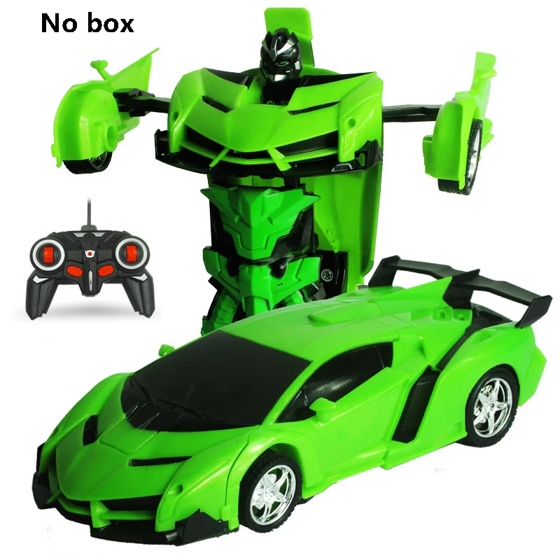 New Rc Car Deformation 2 in 1 RC Car Driving Sports Cars drive Deformation Robots Models Remote Control Car RC Fighting Toy Gift - Цвет: NO BOX