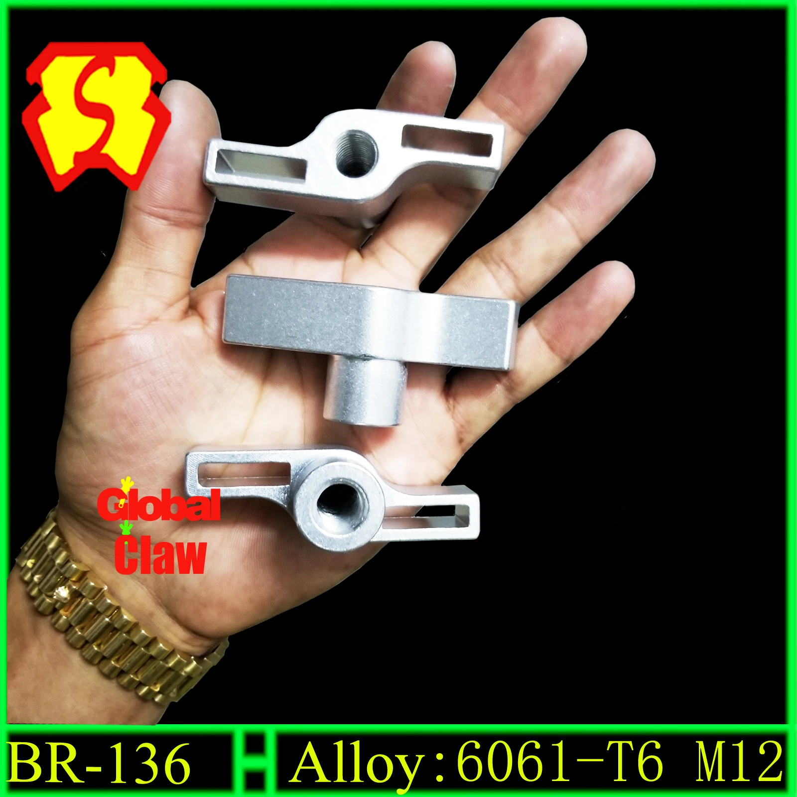 

Aluminum T-nut for Lighting clamp 6061 T6 alloy M12 nut