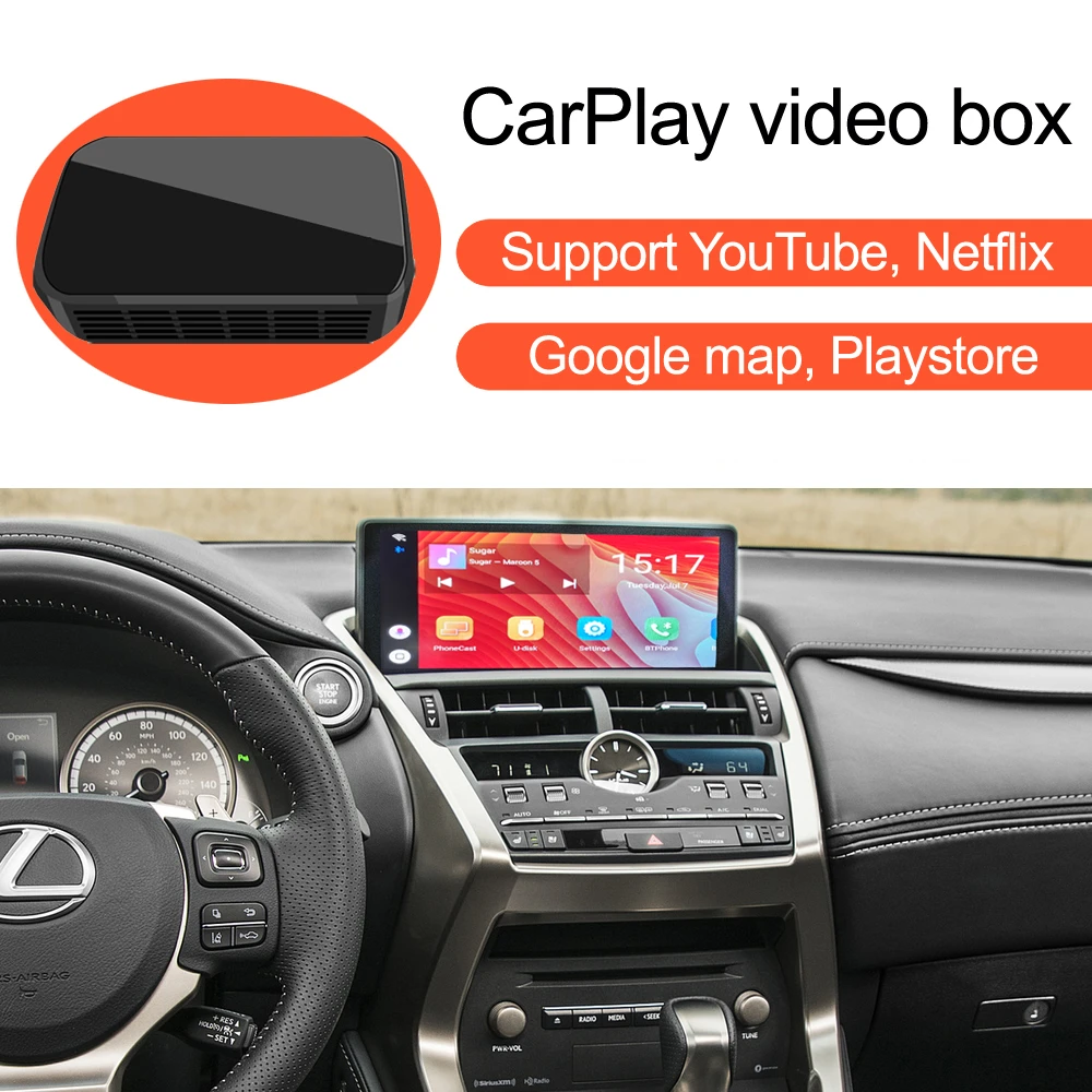 Car Apple Carplay Youtube Netflix Video Bluetooth Gps Navigation Ai Box For Lexus Nx Rx Es Ls Rc Lc Ux 19 Car Multimedia Player Aliexpress