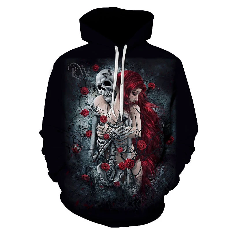 black hoodie with flowers