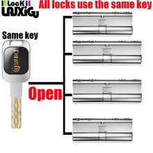 one key opens all locks Lock cylinder Door cylinder lock Entrance door lock Cylinder lock Door lock Door lock core Custom lock