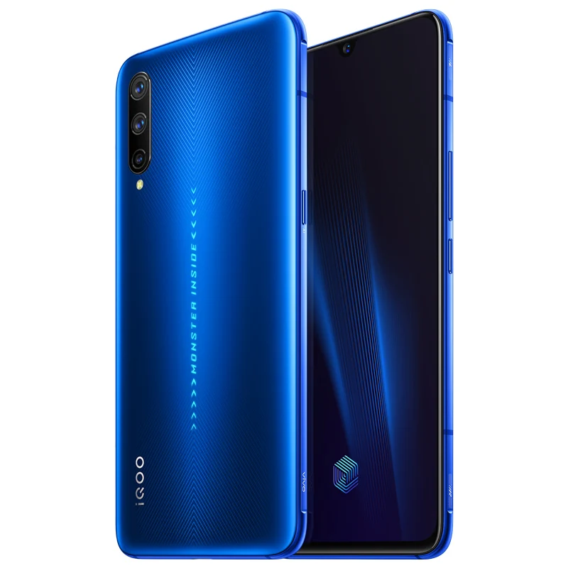 Сток Vivo IQOO Pro 4G мобильный телефон Snapdragon 855 Plus Android 9,0 6,4" AMOLD 12G ram 128G rom 48.0MP 44W зарядное устройство для мобильного телефона