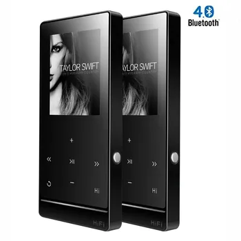 

Newest mp4 player bluetooth touch screen 2.0 inch Dual Audio Output Metal Lossless Music Player with FM eBook Recorder Pedometer