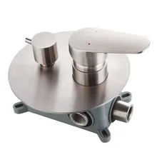 Набор для душа из нержавеющей стали и холодного смесительного клапана, смешанный водопроводный скрытый смесительный клапан напрямую от производителя