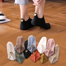 Fashionable socks for women;  New for 2021;  Season is spring;  4 pairs;  Cotton colored socks for girls;  New;  Womens Fashion Cute Casual ...