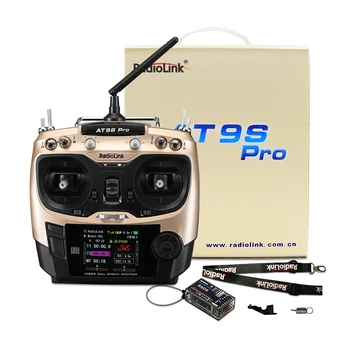 

Radiolink AT9S PRO 2.4G 12CH System Transmitter with R9DS Receiver AT9 Remote Control update vision for RC quadcopter Helicopter