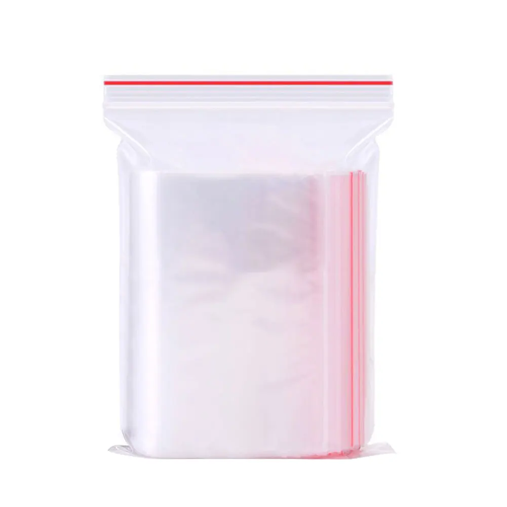 

100 Grip Packaging Protective Multipurpose Resealable Home Universal Storage Zip Lock Bag PE Clear Reusable Easy Apply Self Seal