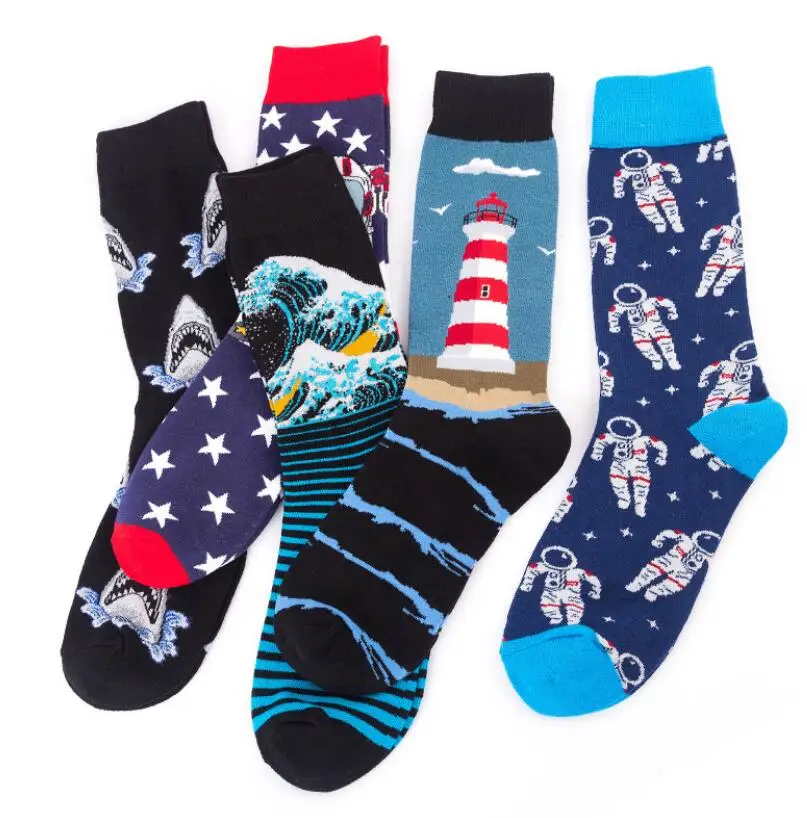 Модные женские носки; женские носки в стиле хип-хоп; хлопковые носки; сезон весна-зима; Harajuku; подарки для мужчин; носки в стиле хип-хоп; мужские носки высокого качества