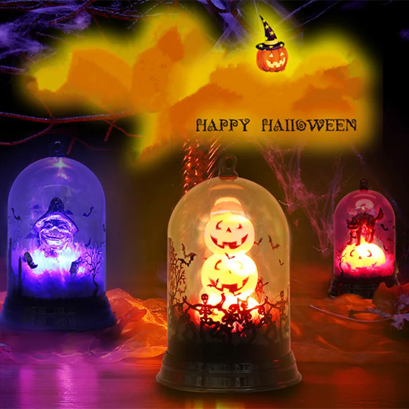 

Halloween Pumpkin Light Witch Light Bar KTV Shopping Mall Scene Arrangement Desktop Decoration Props Halloween Holiday Lights