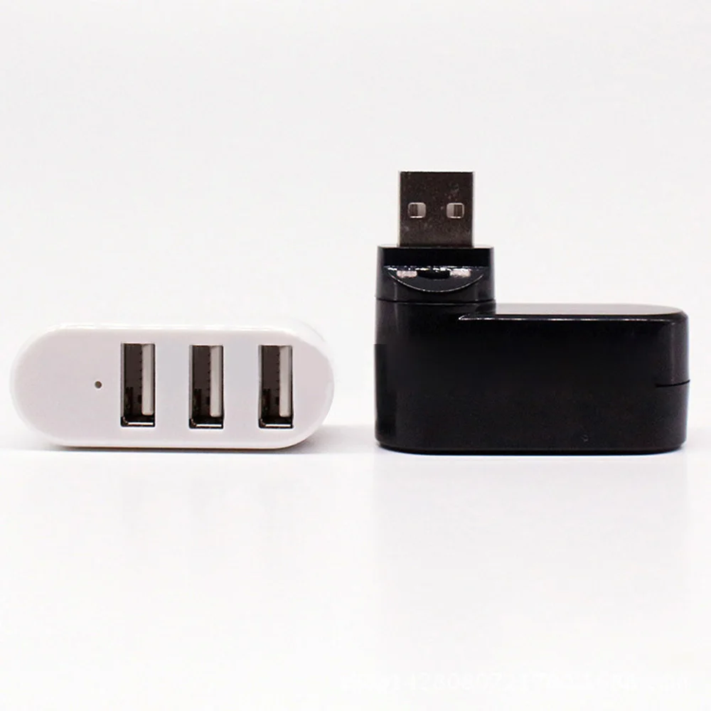 Мини 3 Интерфейс USB Мини Вращающийся разветвитель адаптер концентратор для Mac компьютер Ноутбук