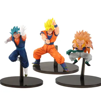 

Anime Dragon Ball Super Figures Super Saiyan Son Goku Vegeta Gotenks PVC Action Figure Collectible Model Toys Dolls